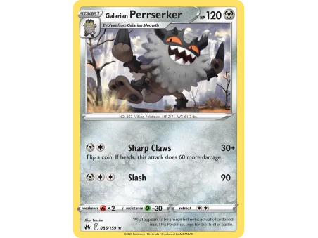 Galarian Perrserker (Reverse Holo)