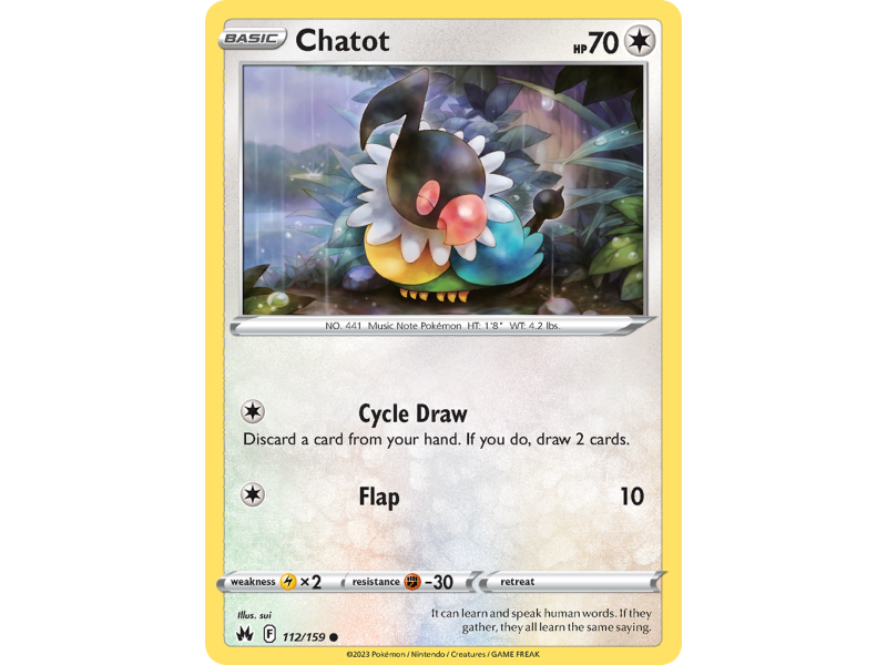 Chatot (Reverse Holo)