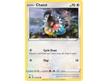 Chatot (Reverse Holo)