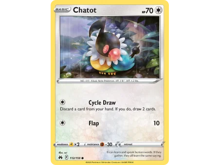 Chatot (Reverse Holo)