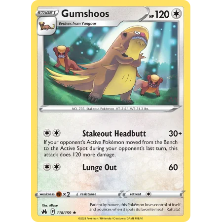 Gumshoos (Reverse Holo)