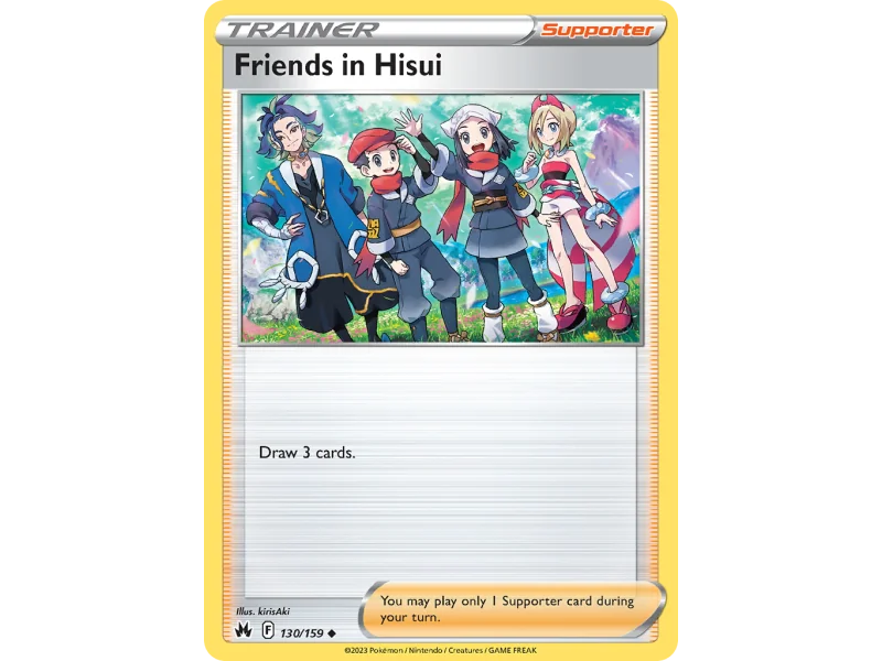 Friends in Hisui (Reverse Holo)