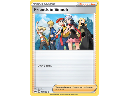 Friends in Sinnoh (Reverse Holo)