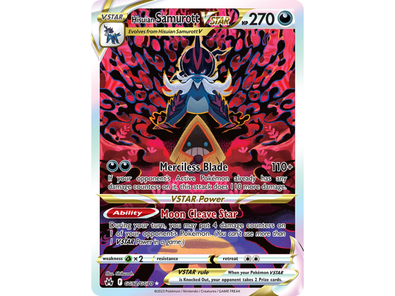 Hisuian Samurott VSTAR