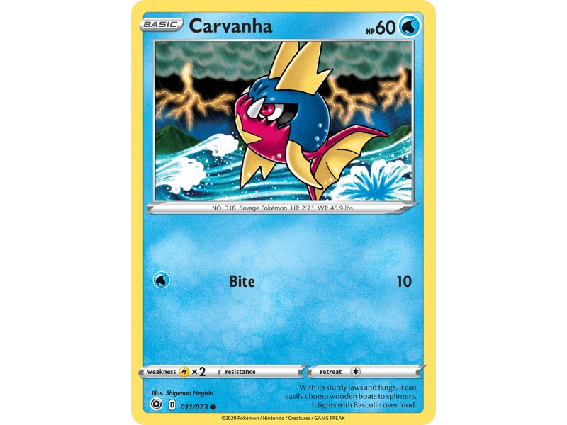 Carvanha (Reverse Holo)