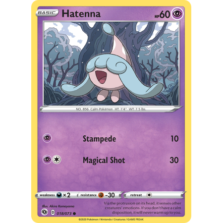 Hatenna (Reverse Holo)