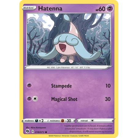 Hatenna (Reverse Holo)
