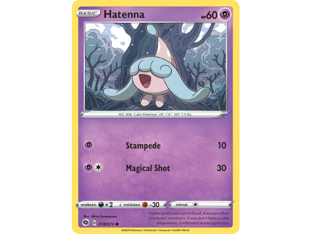 Hatenna (Reverse Holo)