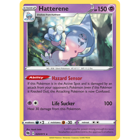 Hatterene (Reverse Holo)
