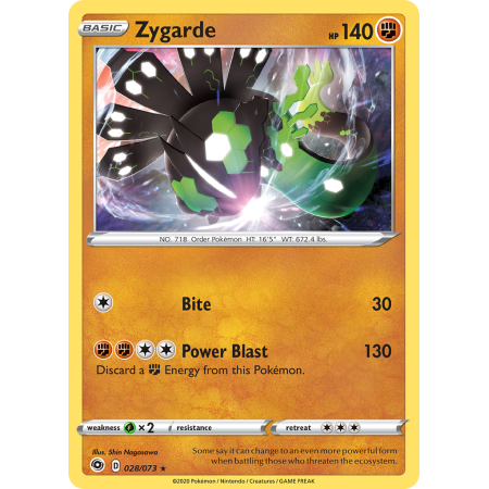 Zygarde (Reverse Holo)