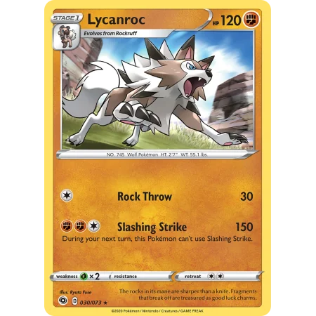 Lycanroc (Reverse Holo)