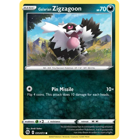Galarian Zigzagoon (Reverse Holo)