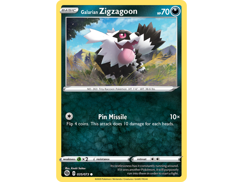 Galarian Zigzagoon (Reverse Holo)