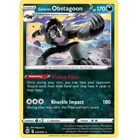 Galarian Obstagoon (Holo)