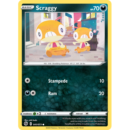Scraggy (Reverse Holo)