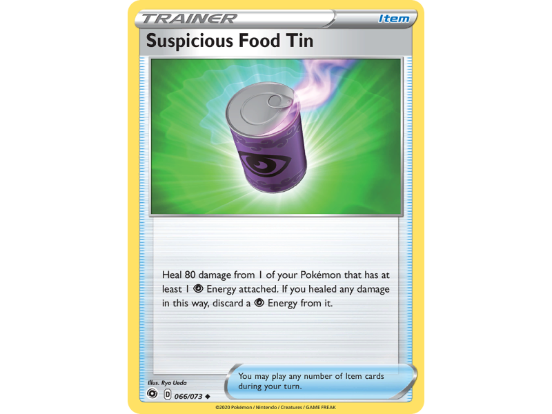 Suspicious Food Tin (Reverse Holo)