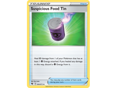 Suspicious Food Tin (Reverse Holo)