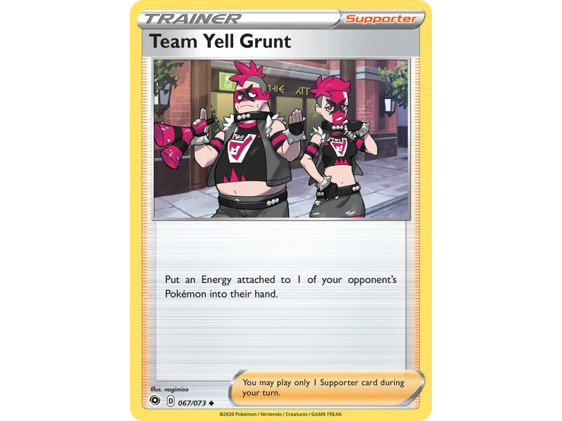 Team Yell Grunt (Reverse Holo)