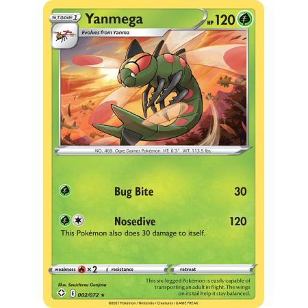 Yanmega (Reverse Holo)