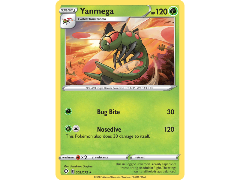 Yanmega (Reverse Holo)