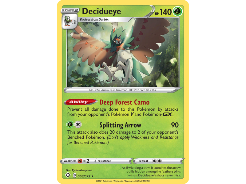 Decidueye (Reverse Holo)