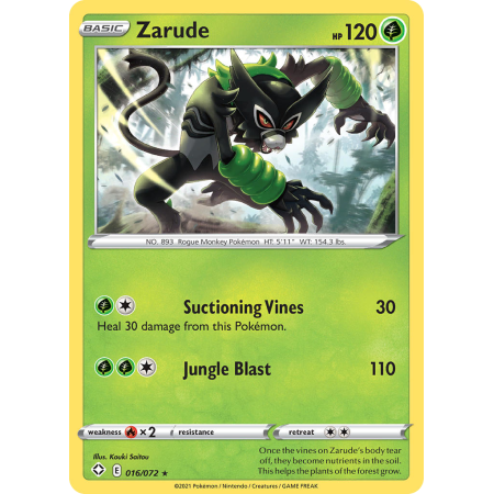 Zarude (Reverse Holo)