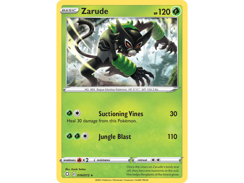 Zarude (Reverse Holo)