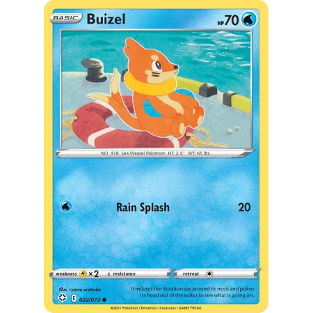 Buizel (Reverse Holo)