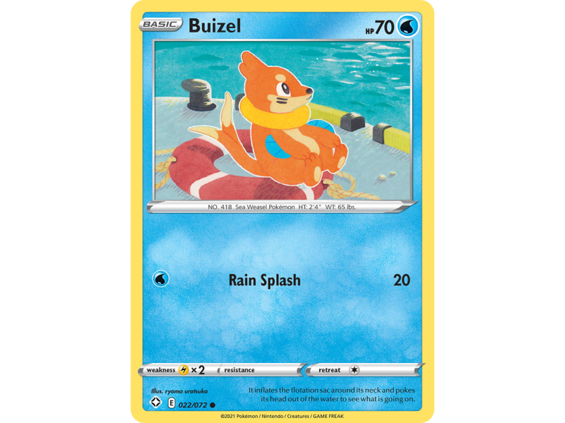 Buizel (Reverse Holo)