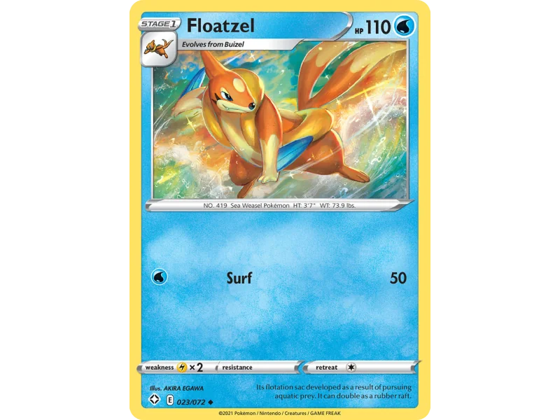Floatzel (Reverse Holo)