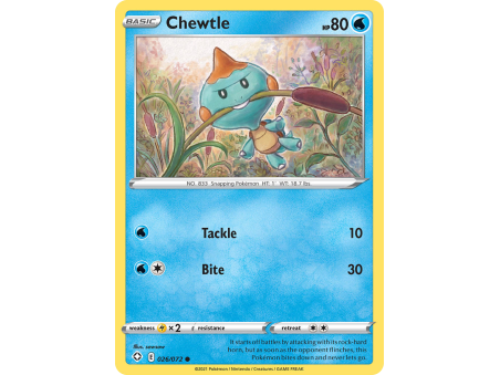 Chewtle (Reverse Holo)