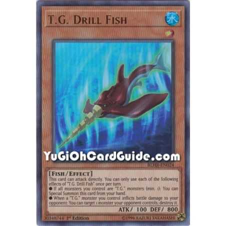 T.G. Drill Fish (Ultra Rare) – Battles of Legend: Hero's Revenge | Carta YUGIOH en México