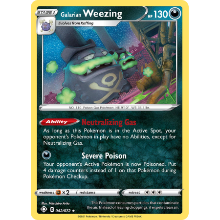 Galarian Weezing (Holo)