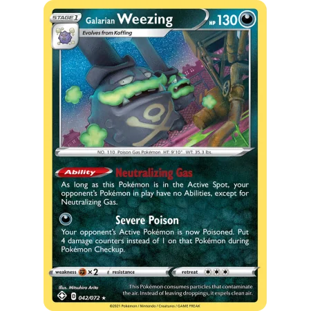 Galarian Weezing (Holo)