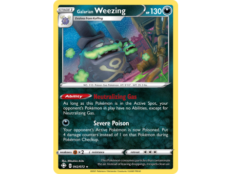 Galarian Weezing (Holo)
