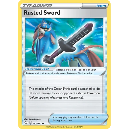 Rusted Sword (Reverse Holo)