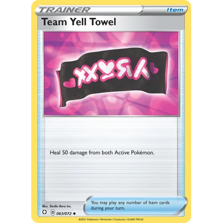 Team Yell Towel (Reverse Holo)
