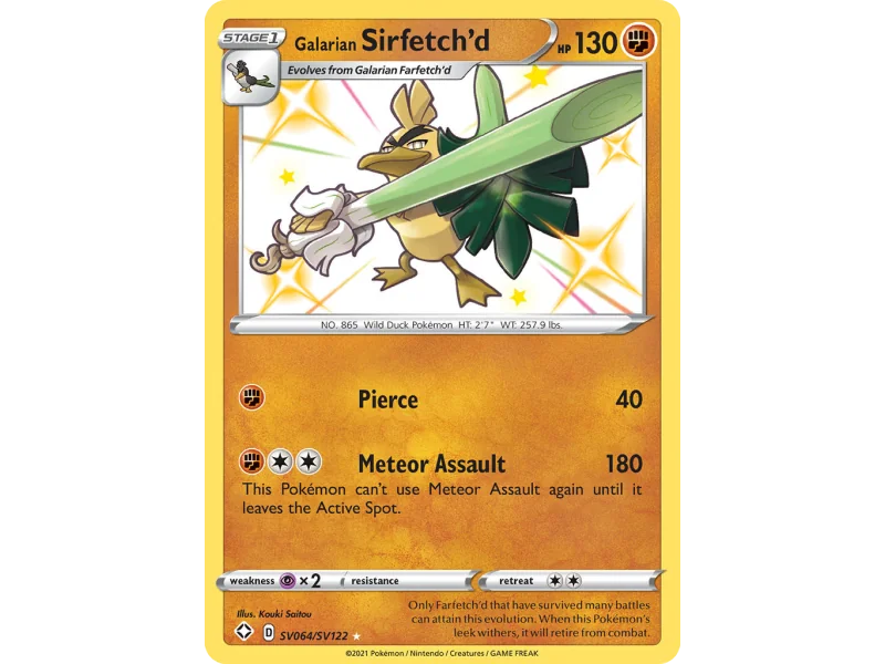 Galarian Sirfetch'd