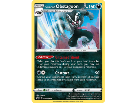 Galarian Obstagoon