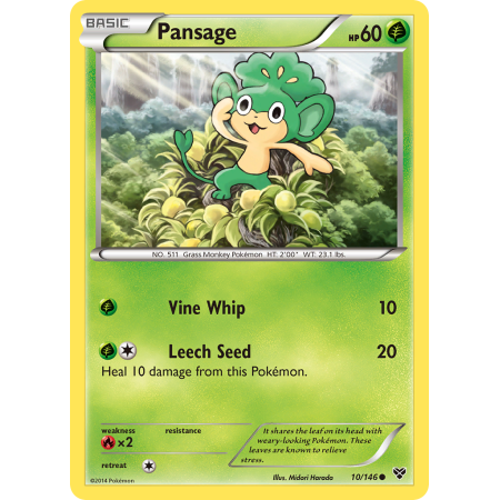 Pansage (Reverse Holo)