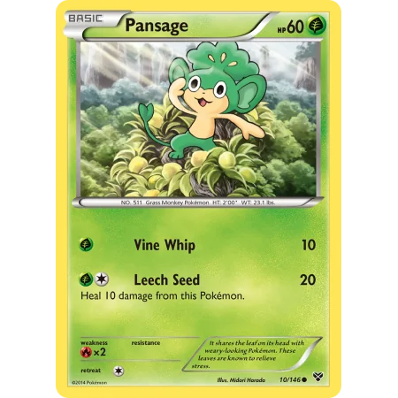 Pansage (Reverse Holo)