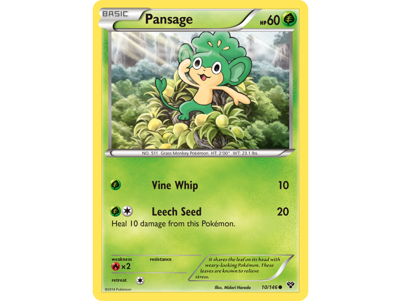 Pansage (Reverse Holo)