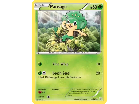 Pansage (Reverse Holo)