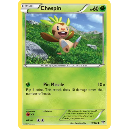 Chespin (Reverse Holo)
