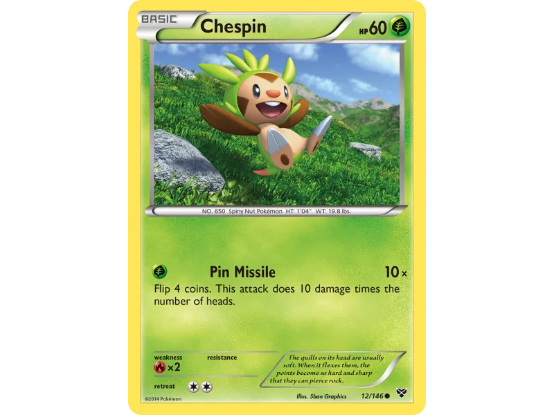 Chespin (Reverse Holo)