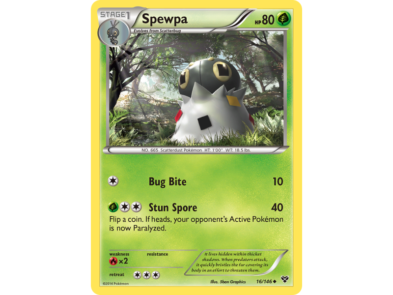 Spewpa (Reverse Holo)