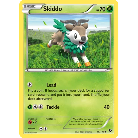 Skiddo (Reverse Holo)