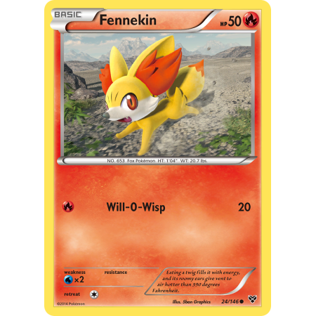 Fennekin (Reverse Holo)