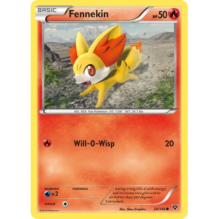 Fennekin (Reverse Holo)
