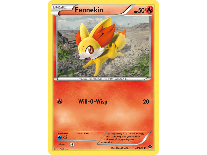 Fennekin (Reverse Holo)